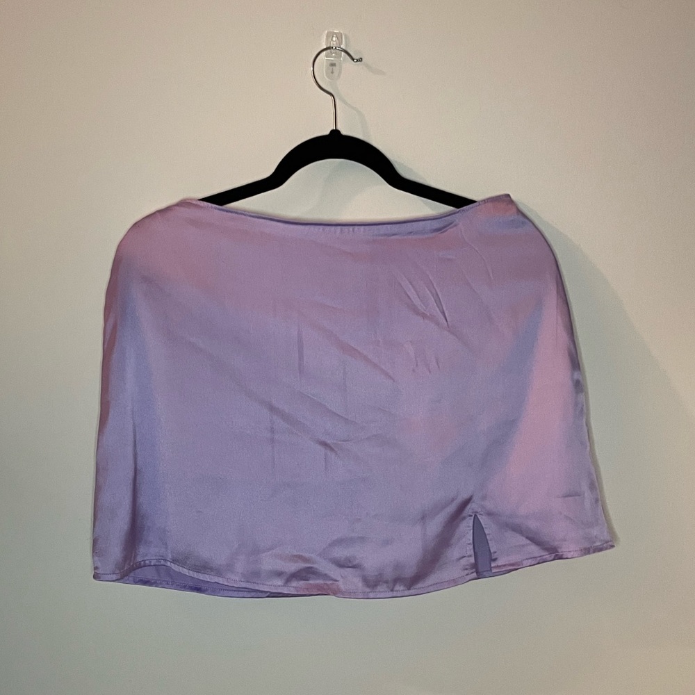 Hollister mini lavender skirt